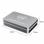 TBK Laser Handset Camera Lens Metal Protection Cover for iPhone 8 to 13 Pro Max - 11Pcs