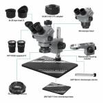 relife rl-m5t-pro-b11-7-50x-continuous-zoom-hd-trinocular-microscope-for-pcb-soldering-repair-6
