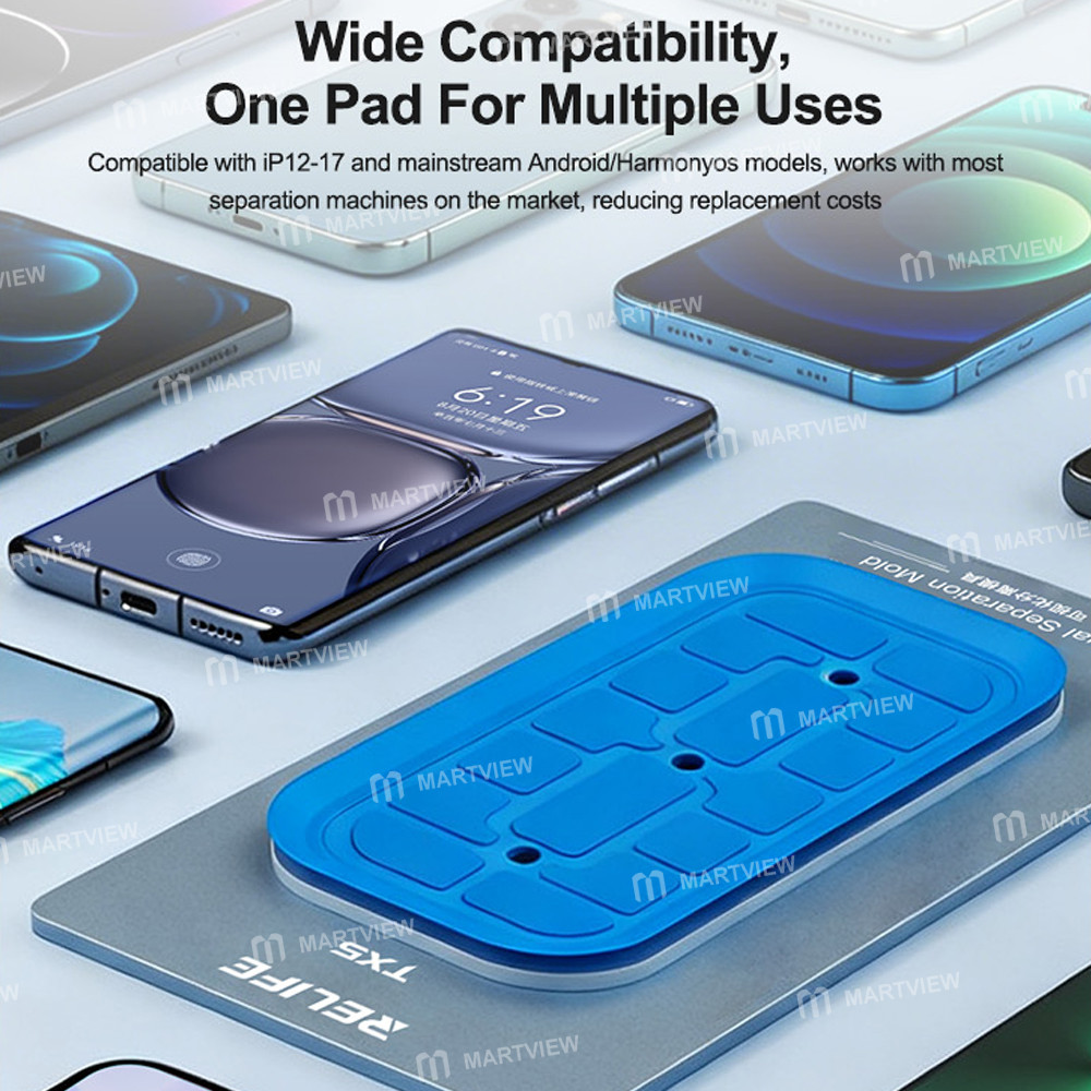 relife tx5-visual-separation-mold-compatible-with-iphone-12-17pm-and-android-phones-11