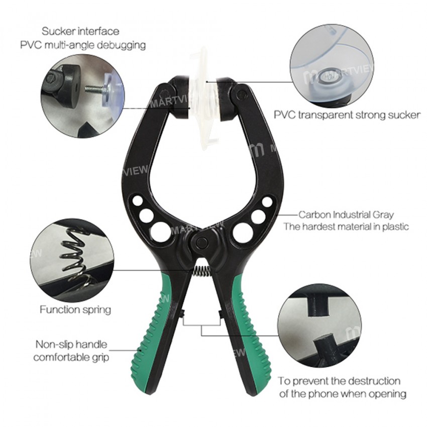 BST-009 Vacuum Strong Suction Cup Pliers for Opening Phone LCD Screen