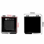 BST-R760 Mini Anti-static Transparent Self-adsorbing Chip Plastic Box for CPU Component Storage