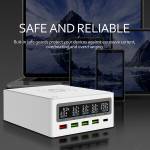 Multi-port QC3.0 USB 110W Type-C PD 65W Wireless Fast Charge Station