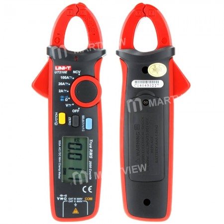 UNI-T UT210E Digital Auto Range 2000 Counts True RMS Clamp Multi-meter Clamp Meter Ammeter Voltmeter Resistance Capacitance Tester