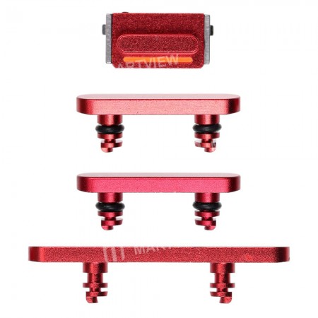 Replacement side bottom set for iPhone 12 mini red