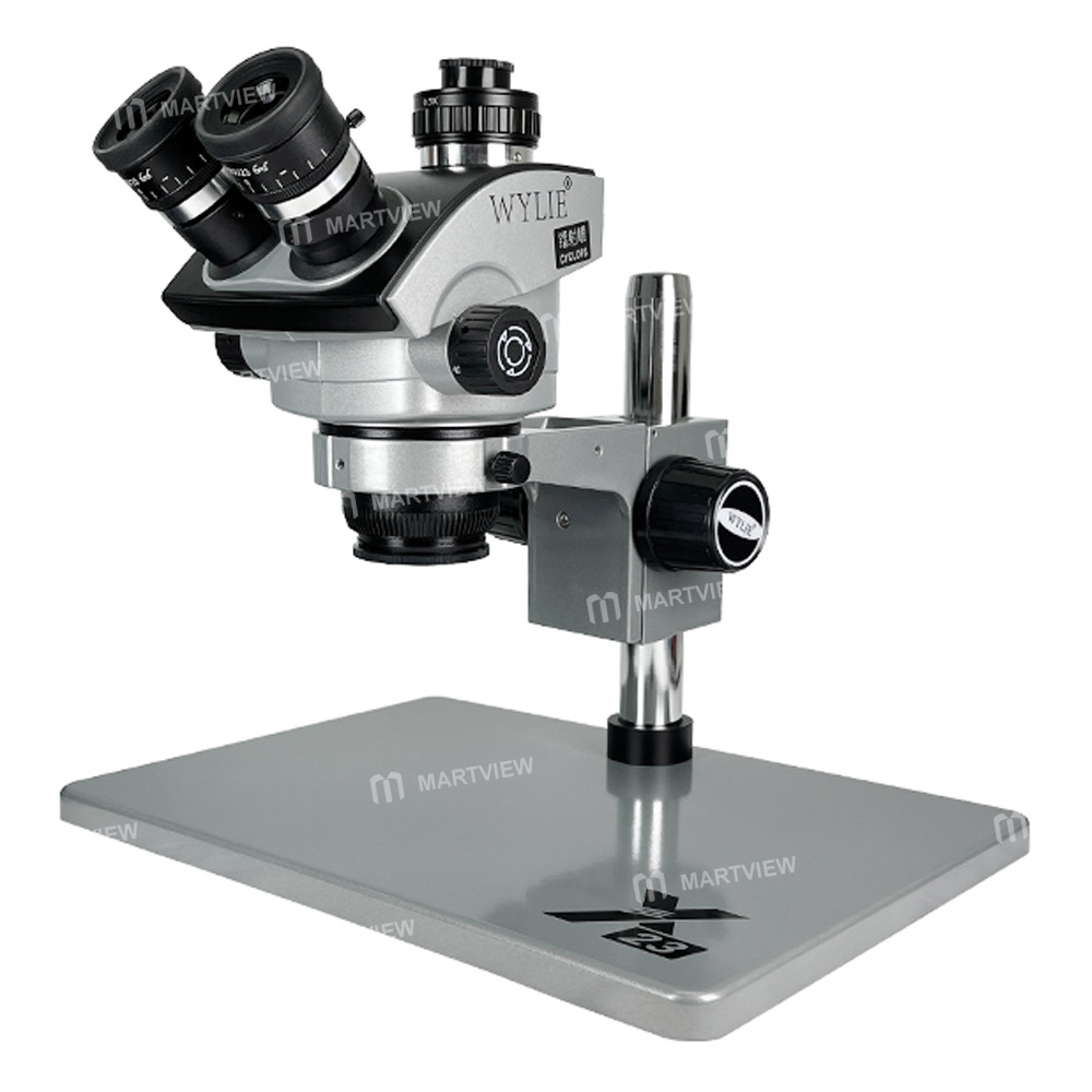 wylie cyclops-x23-07-50x-trinocular-zoom-stereo-microscope-with-aluminum-alloy-base-1