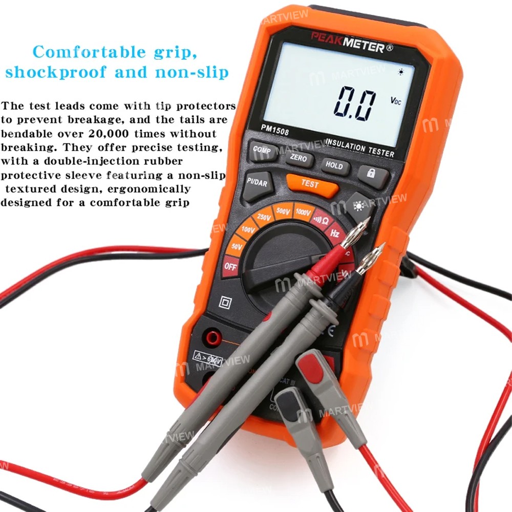peakmeter pm1508-handheld-100g-high-precision-insulation-resistance-tester-7