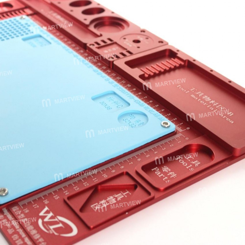 WL High Temperature Aluminum Alloy Pad Microscope Pad Mobile Phone Repair Maintenance Platform