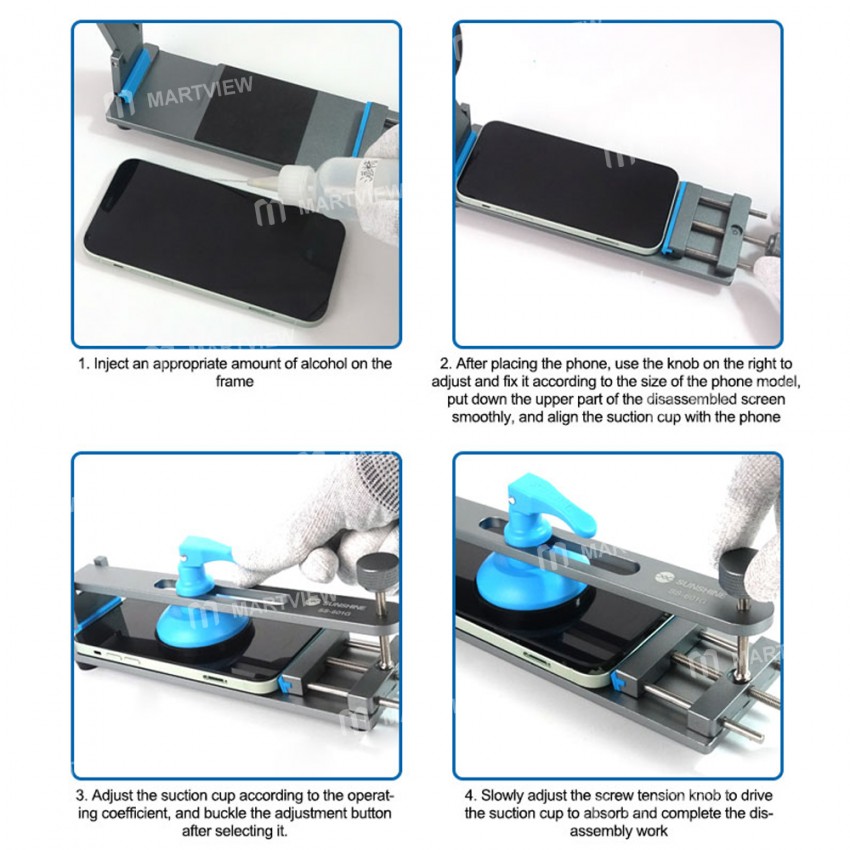 sunshine ss-601g-universal-unheated-lcd-screen-splitter-for-mobile-phone-repair-9