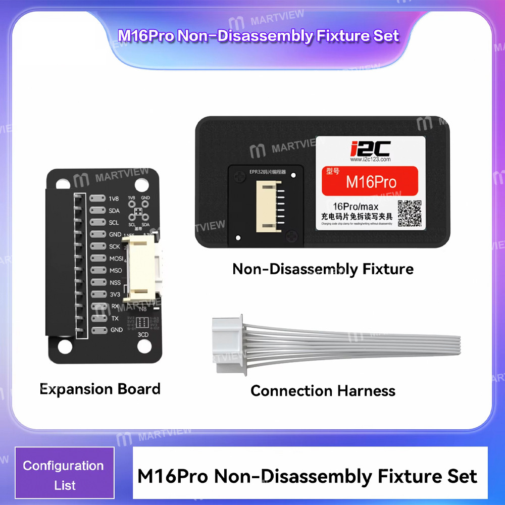 i2c m16pro-layer-free-u2-charging-chip-programmer-used-with-epr32-programmer-for-iphone-16p-16pm-4