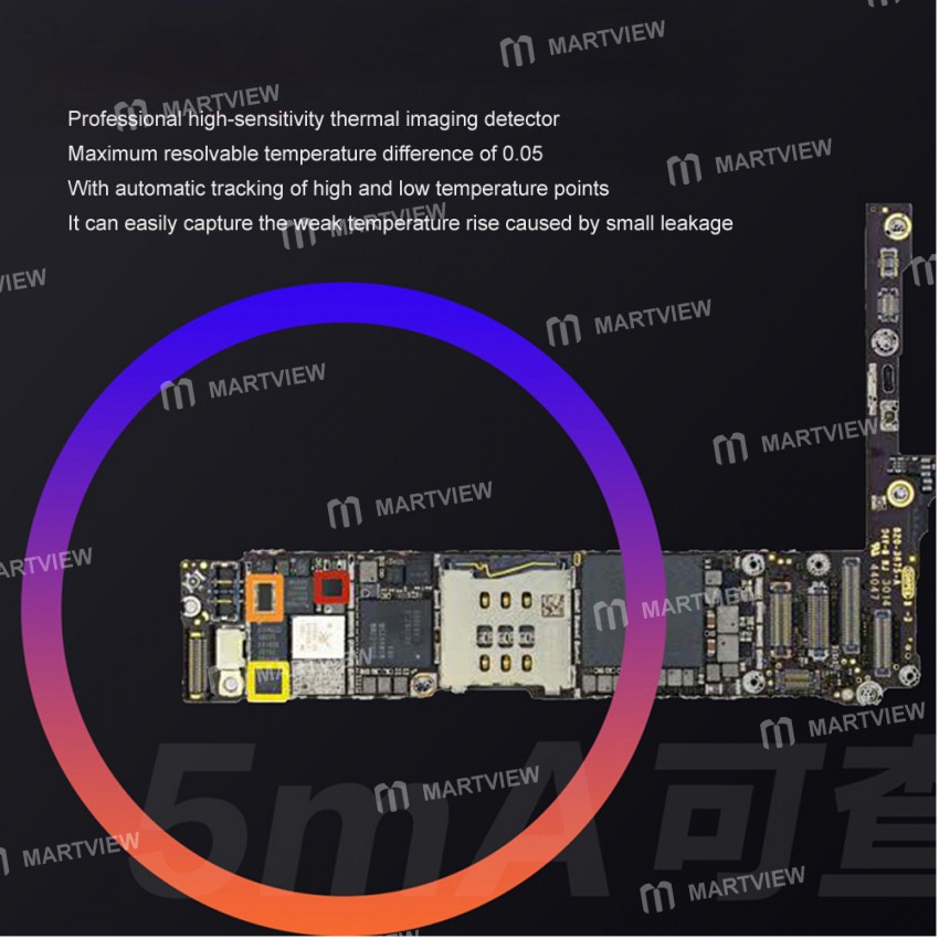Hikvision K20 Portable Thermometric Infrared Thermal Imager for Detection Motherboard Circuit