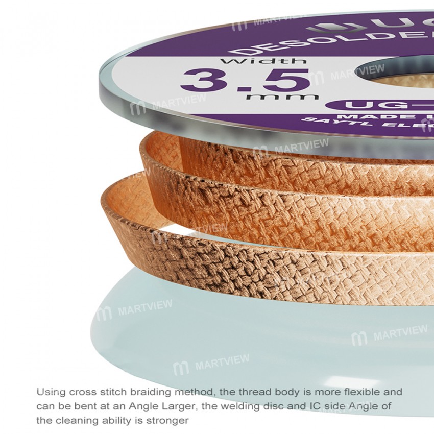 ugain 15m-pure-copper-strong-cleaning-desoldering-wick-4