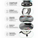 relife rl-033-ultra-105-leds-dual-zone-adjustable-brightness-microscope-ring-light-9