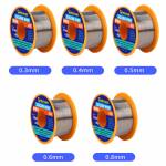 Mechanic DS6 0.3 / 0.4 / 0.5 / 0.6 / 0.8mm No-clean 40g Rosin Core Welding Tin Wire