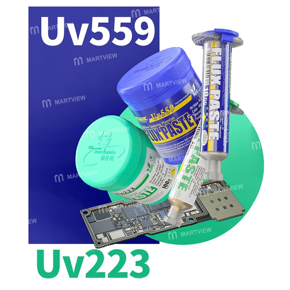 mechanic uv-223-559-10cc-100g-mild-rosin-lead-free-no-clean-solder-flux-2