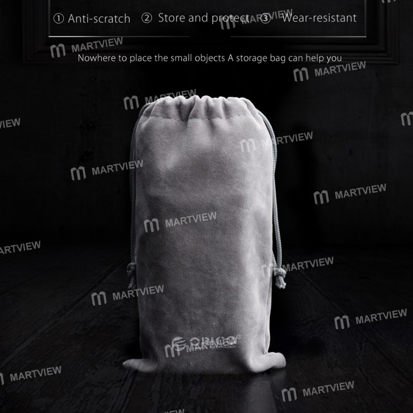 Orico SA1810 Waterproof Velveteen Storage Bag for Storage Charge/Cable/Power Bank/Mobile Phone/HDD