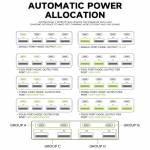 luowei u1-mini-80w-raptor-8-ports-usb-type-c-color-screen-charger-station-no-wireless-charging-9