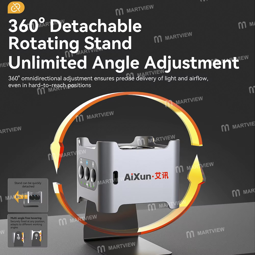 aixun lf03-4-in-1-lighting-fume-extraction--uv-curing--cooling-fan-for-electronics-repair-7