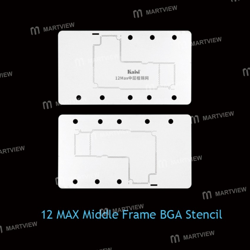 Kaisi BGA Reballing Stencil Motherboard Mid-Layer Planting Tin Template Platform with Net for iPhone