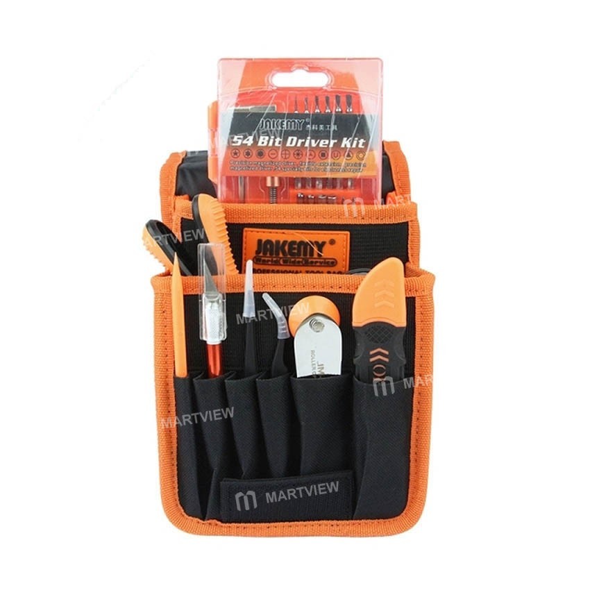 JAKEMY JM-P11 (70 in 1) Precision Screwdriver Tweezer Opening Tool Set With Canvas Bag