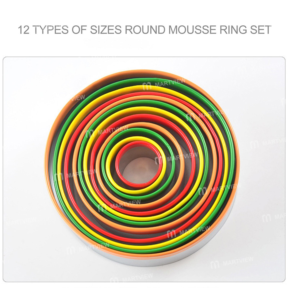 12pcs mousse-ring-set-12