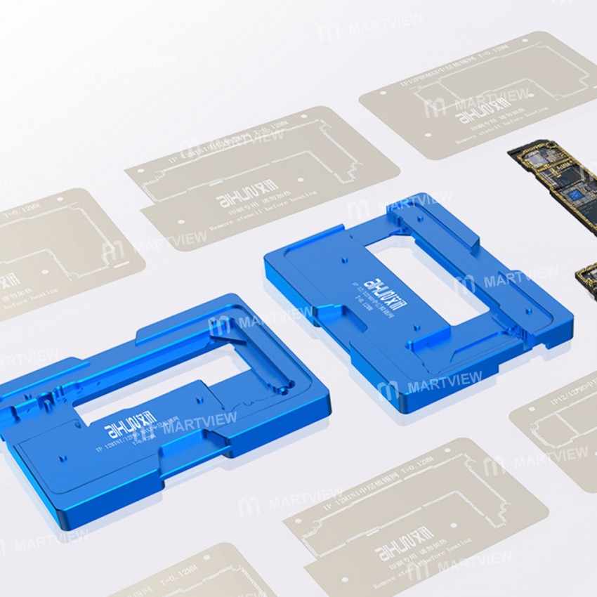 Aixun Z12 BGA Reballing Stencil Mid-Layer Planting Tin Station For iPhone 12 / 12 Pro / 12 Pro Max /