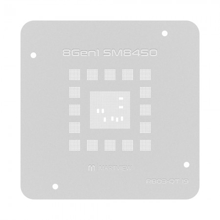 Martview RB03-QT19 CPU BGA Reballing Stencil for Qualcomm Snapdragon 8Gen1 SM8450