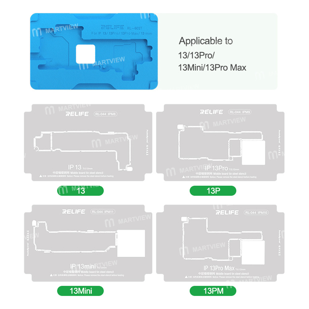relife rl-601t-31-in-1-middle-layer-tin-planting-bga-reballing-platform-set-for-iphone-x-to-17pro-ma