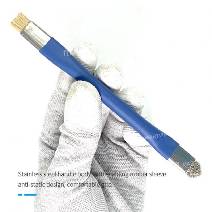 Sunshine SS-022B Anti-Static Double-head Brush for Motherboard PCB Board Clean