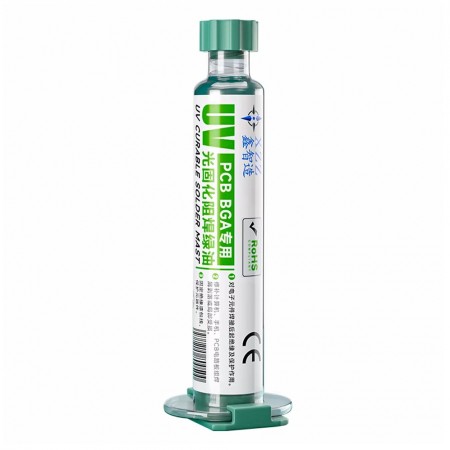XZZ 10CC UV Curable Solder Mask Green Oil for PCB BGA Circuit Board Dedicated