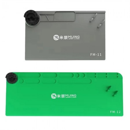 Mijing FM-11 / FM-12 Larger Silicone Repair Mat with Phone Holder & Screwdriver Holder