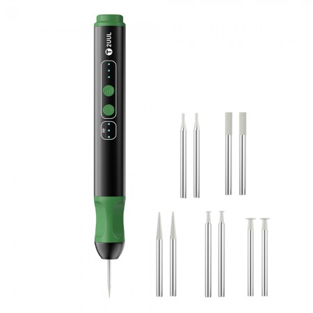2uul DA86 MINI GRINDER Cordless Engraving Pen with 10Pcs U8 Drill Heads