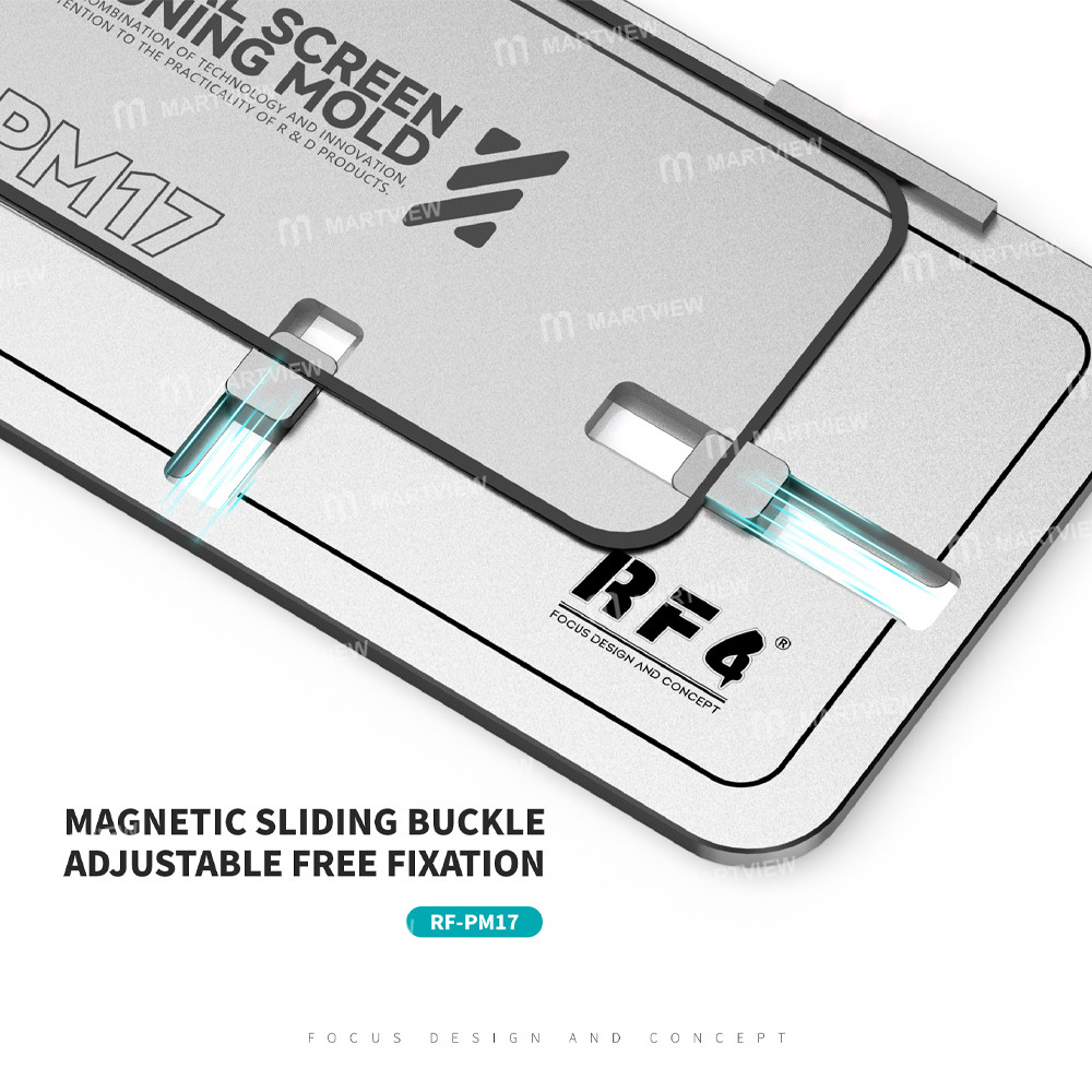 rf4 rf-pm17-adjustable-slider-universal-alignment-lamination-mold-for-iphone-12-to-17pro-max-5