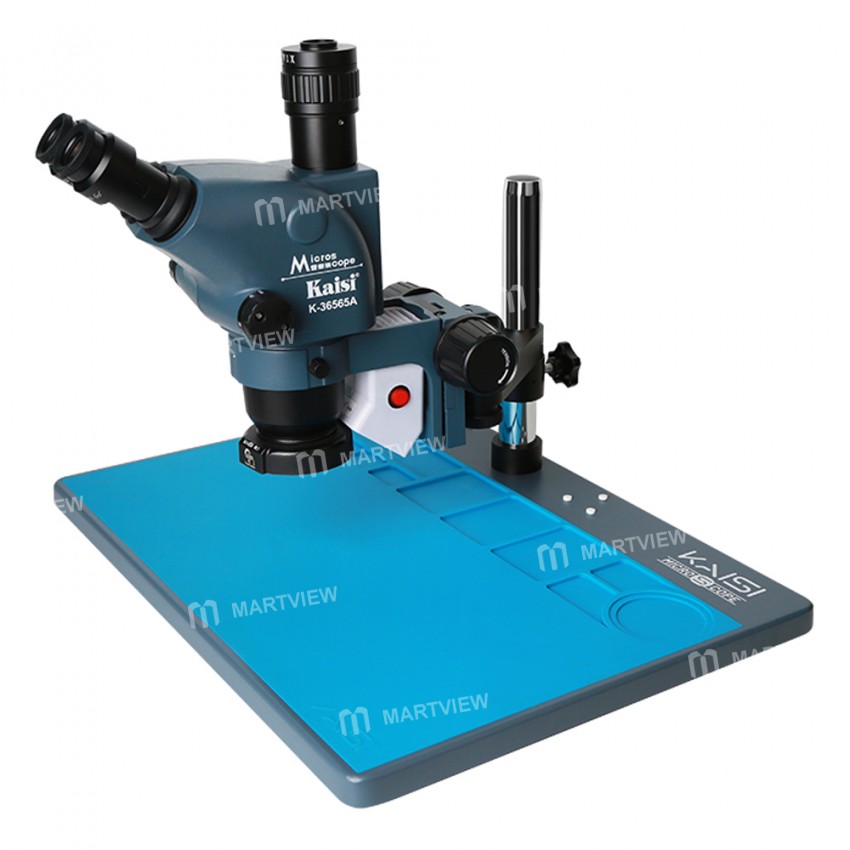 kaisi ks-36565mp-65-65x-synchronous-zoom-hd-trinocular-stereo-microscope-with-aluminum-alloy-base-4