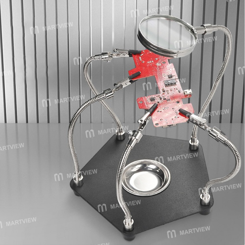 TE-806 Universal Repair Welding Station Suitable for Motherboard PCB Repair with 3 Times Magnifier