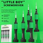 luowei little-boy-smooth-bearings-alloy-magnetic-screwdriver-set-for-mobile-phones-repair-6