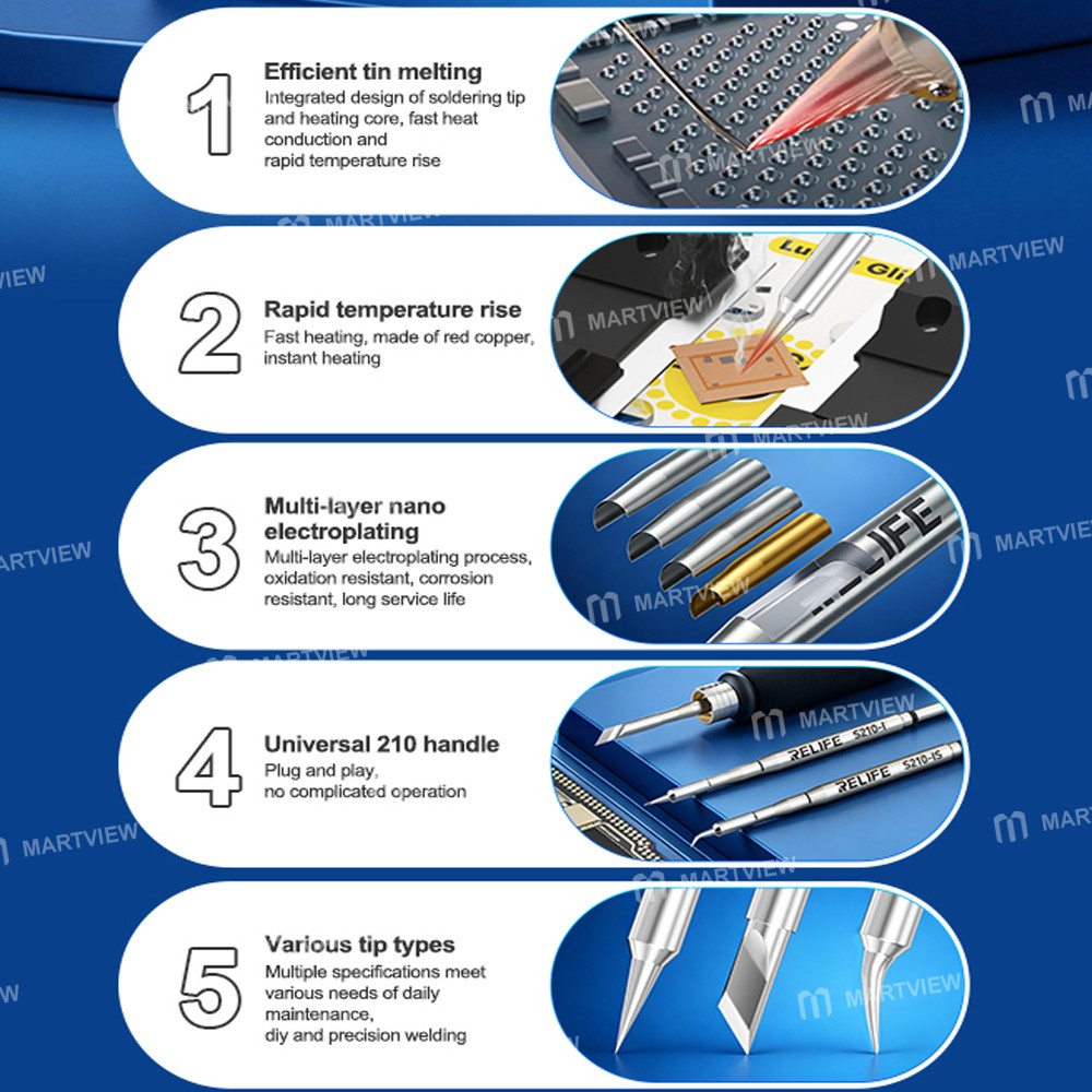 relife s210-l-k-is-nano-electroplating-soldering-iron-tips-for-universal-210-series-handle-7