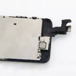 Replacement OEM iPhone 5c LCD with spareparts home button earphone camera etc black