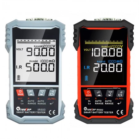 Tooltop IR500 / IR502 Battery Internal Resistance Tester for Lead-Acid / Nickel-cadmium / Lithium Battery