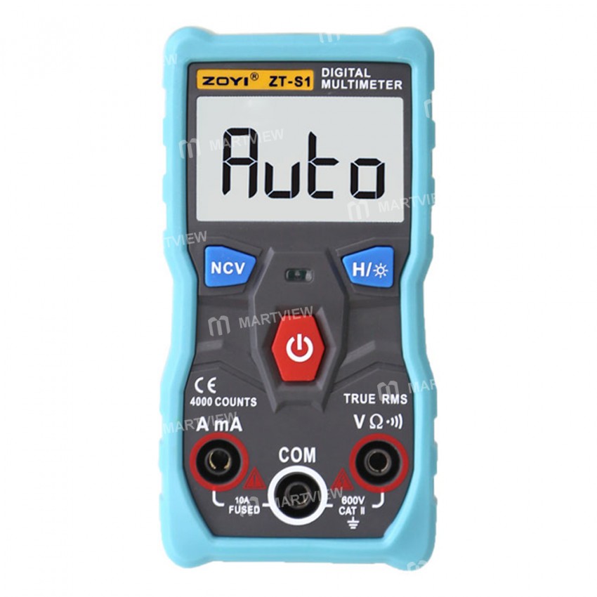 Zoyi ZT-S1 Auto-ranging True RMS Digital Multimeter with NCV/LCD Backlight/Flashlight