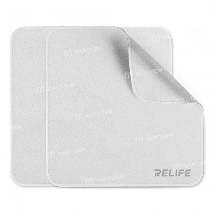 Relife RL-045C Microfiber Double-layer Polishing Cleaning Cloth for Screen / Glass Back Cover Cleani