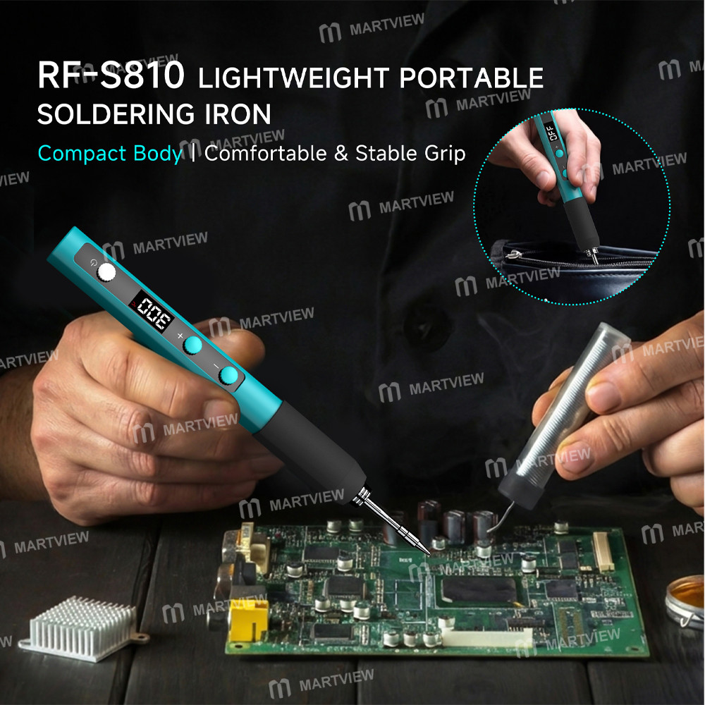 rf4 rf-s810-lightweight-portable-adjustable-type-c-soldering-iron-with-plug-and-play-design-4