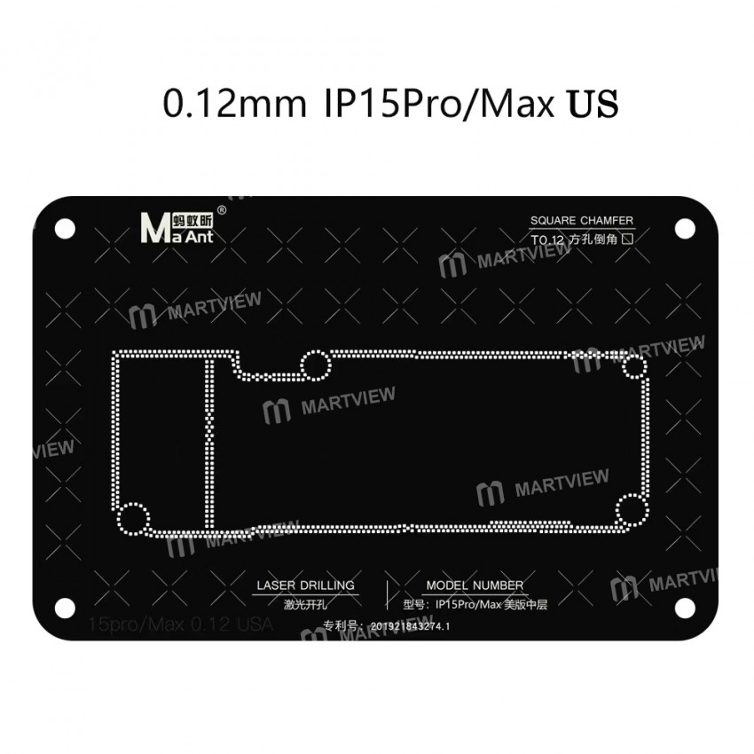 maant 012mm-motherboard-middle-layer-bga-reballing-stencil-platform-set-for-iphone-15-series-3