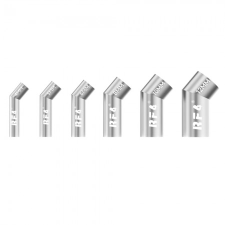 RF4 RF-R6A Diagonal Air Gun Nozzle Set for 861DW / 861Pro Hot Air Gun Rework Station