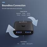 Orico HS2-B1 USB3.0 Free-drive Sharing Switch for Printer / USB Disk / Mouse / Keyboard / Scanner /