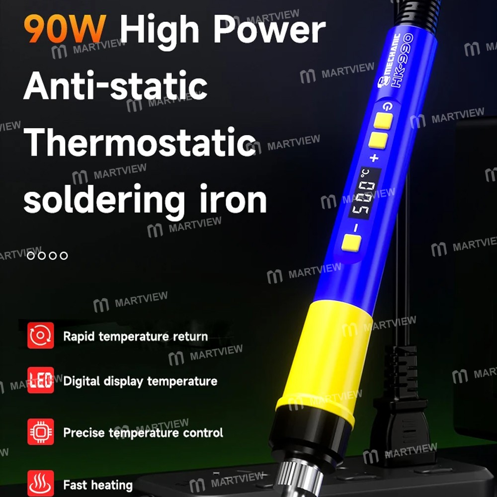 mechanic hk-990-90w-high-power-anti-static-adjustable-thermostatic-electric-soldering-iron-2