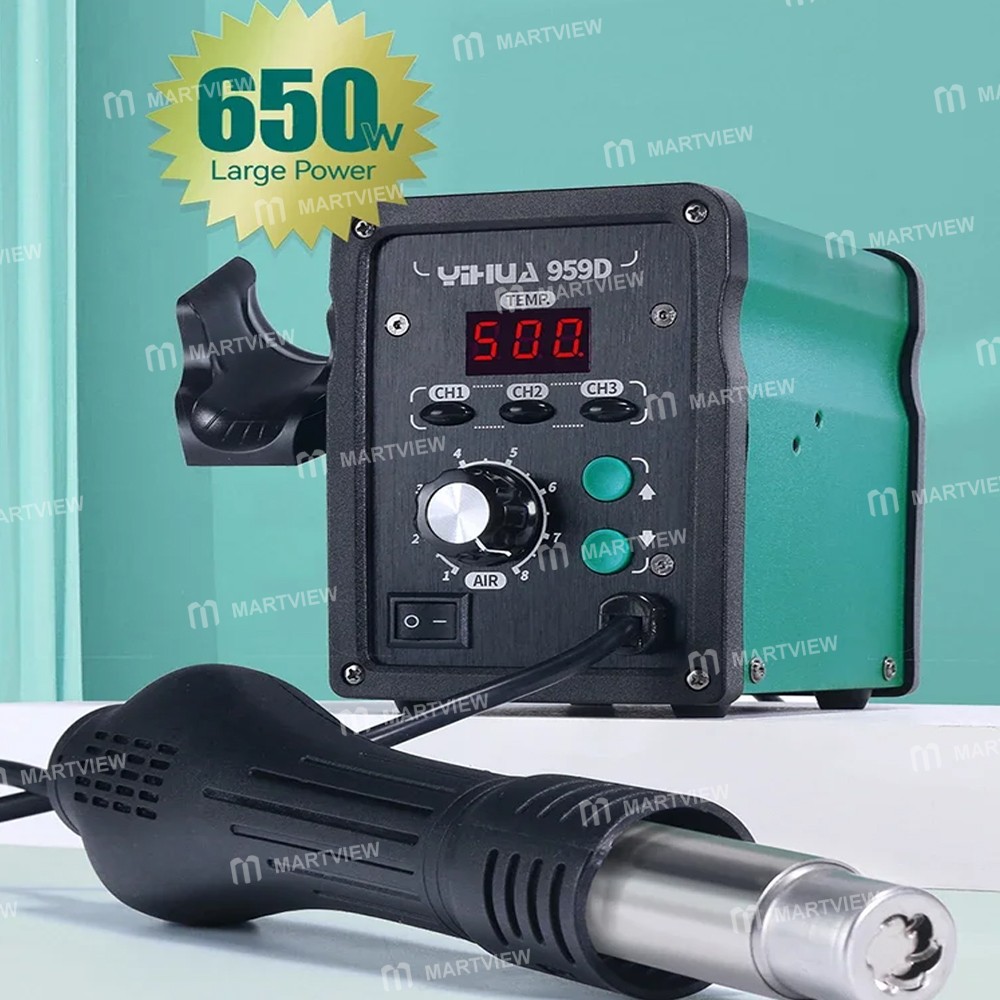 yihua 959d-700w-memory-storage-ultra-quiet-hot-air-gun-desoldering-station-4