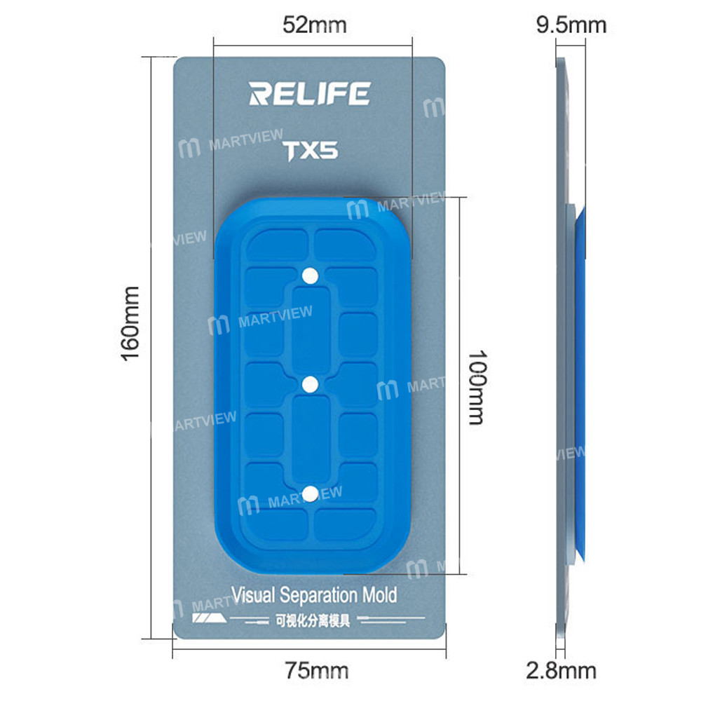 relife tx5-visual-separation-mold-compatible-with-iphone-12-17pm-and-android-phones-6
