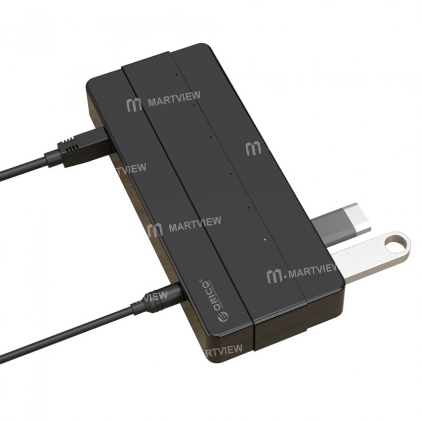 Orico H7928-U3 7-Port Superspeed USB 3.0 HUB with 12V Power Adapter for Desktop Computer Laptop