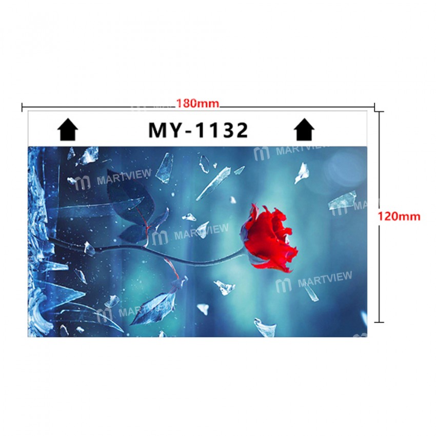 Universal 8inch Mobile Phone Animated Rainbow Color Back Film for Martview SP-01 Intelligent Cutting