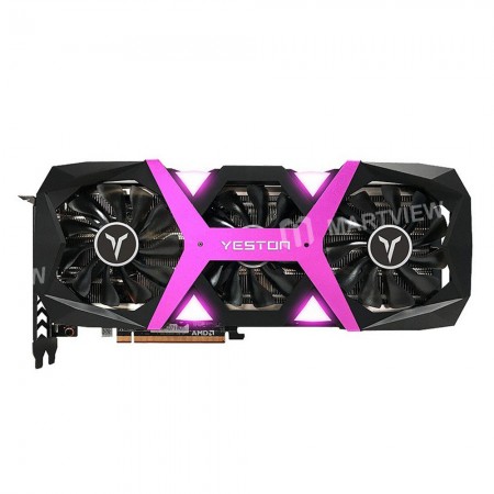Yeston RX6600XT 8G / 128bit / GDDR6 PA Gaming Graphics Card with 3 Large Size Fans and Breathing Light